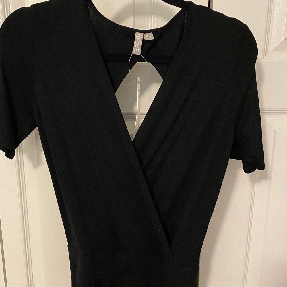 ASOS Black long pants jumpsuit